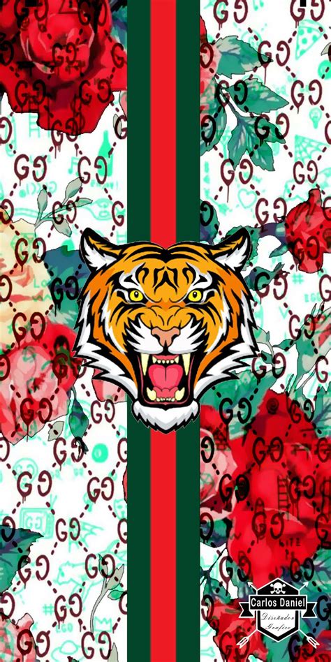 gucci thistles wallpaper|tiger wallpaper Gucci.